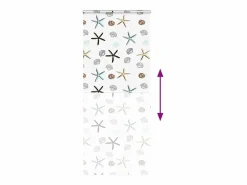 Clicnbuy Estor enrollable para ducha casete tela 90x240 cm ancho 86 cm