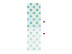 Discount Clicnbuy Estor enrollable para ducha tela 70x240 cm ancho 66 cm Azul