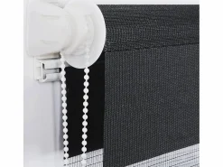 Outlet Helloshop26 Estor enrollable Zebra Roller Día y Noche Doble Capa 75x150 Antracita 19_0000845 Amarillo