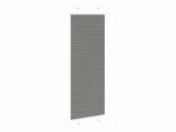 Clicnbuy Estor Plisado Antracita 75x200 cm Tela Ancho 74,4 cm Poliéster