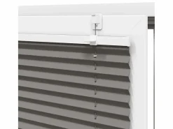 Clicnbuy Estor Plisado Antracita 75x200 cm Tela Ancho 74,4 cm Poliéster