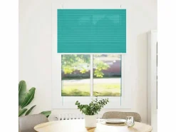 Clicnbuy Estor Plisado petróleo 95x100 cm Tela Ancho 94,4 cm