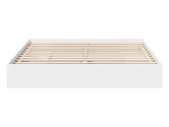 vidaxl Estructura cama con cajones madera ingeniería blanca 200x200 cm