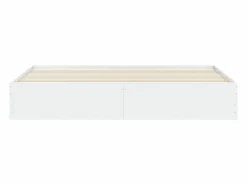 vidaxl Estructura cama con cajones madera ingeniería blanca 200x200 cm