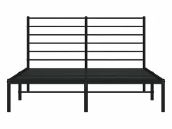 Sale vidaxl Estructura cama sin colchón con cabecero metal 140x190 cm Negro