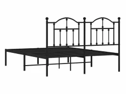 Outlet Estructura cama sin colchón con cabecero metal 140x190 cm Somier - 140X190Cm