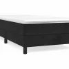 Discount Clicnbuy Estructura de cama box spring terciopelo negro 90x190 cm