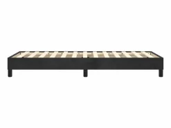 Discount Clicnbuy Estructura de cama box spring terciopelo negro 90x190 cm