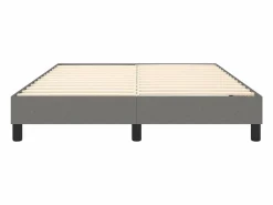 Sale Clicnbuy Estructura de cama box spring tela gris oscuro 140x190 cm