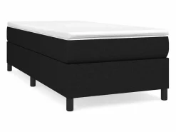 Clearance Estructura de cama box spring tela negro 90x190 cm Somier - 90X190Cm