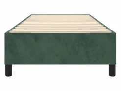 Discount Clicnbuy Estructura de cama box spring terciopelo verde oscuro 90x190 cm