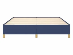New Clicnbuy Estructura de cama box spring tela azul 180x200 cm