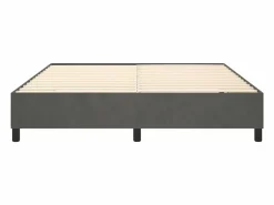 Discount Clicnbuy Estructura de cama box spring terciopelo gris oscuro 180x200 cm