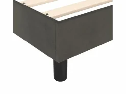 Discount Clicnbuy Estructura de cama box spring terciopelo gris oscuro 180x200 cm