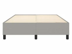 Sale Clicnbuy Estructura de cama box spring tela gris claro 140x190 cm