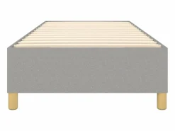 Hot Clicnbuy Estructura de cama box spring tela gris claro 90x190 cm