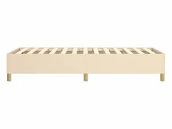Best Estructura de cama box spring tela color crema 90x190 cm Somier Tapizado|Somier - 90X190Cm