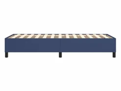Hot Clicnbuy Estructura de cama box spring tela azul 90x190 cm