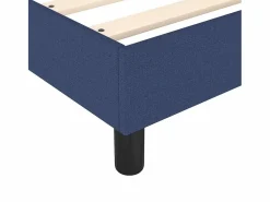Hot Clicnbuy Estructura de cama box spring tela azul 90x190 cm