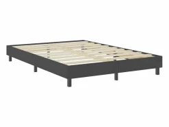Best Clicnbuy Estructura de cama Box Spring tela gris 160x200 cm