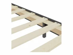 Best Clicnbuy Estructura de cama Box Spring tela gris 160x200 cm