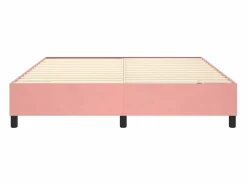 Discount Clicnbuy Estructura de cama box spring terciopelo rosa 200x200 cm
