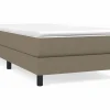 Discount Clicnbuy Estructura de cama box spring tela gris taupe 90x190 cm