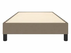 Discount Clicnbuy Estructura de cama box spring tela gris taupe 90x190 cm