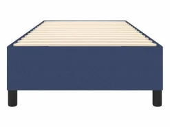 Clicnbuy Estructura de cama box spring tela azul 80x200 cm