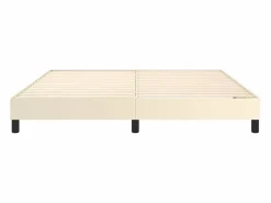 Clicnbuy Estructura de cama box spring cuero sintético 180x200 cm