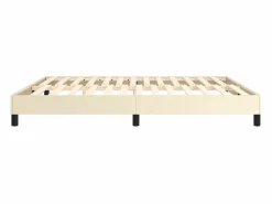 Clicnbuy Estructura de cama box spring cuero sintético 180x200 cm
