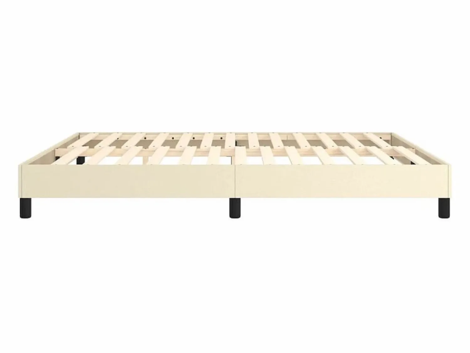 Clicnbuy Estructura de cama box spring cuero sintético 180x200 cm