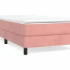 Sale Clicnbuy Estructura de cama box spring terciopelo rosa 100x200 cm