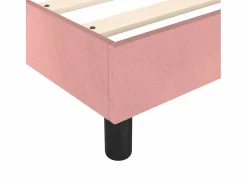 Sale Clicnbuy Estructura de cama box spring terciopelo rosa 100x200 cm