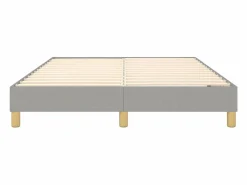 Hot Clicnbuy Estructura de cama box spring tela gris claro 140x190 cm