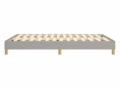 Hot Clicnbuy Estructura de cama box spring tela gris claro 140x190 cm