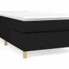 Discount Clicnbuy Estructura de cama box spring tela negro 90x190 cm