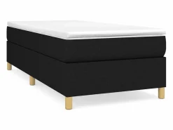 Discount Clicnbuy Estructura de cama box spring tela negro 90x190 cm