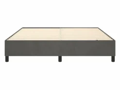 Discount Clicnbuy Estructura de cama box spring terciopelo gris oscuro 160x200 cm