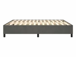 Discount Clicnbuy Estructura de cama box spring terciopelo gris oscuro 160x200 cm