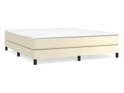 Discount Estructura de cama box spring cuero sintético 160x200 cm Somier - 160X200Cm