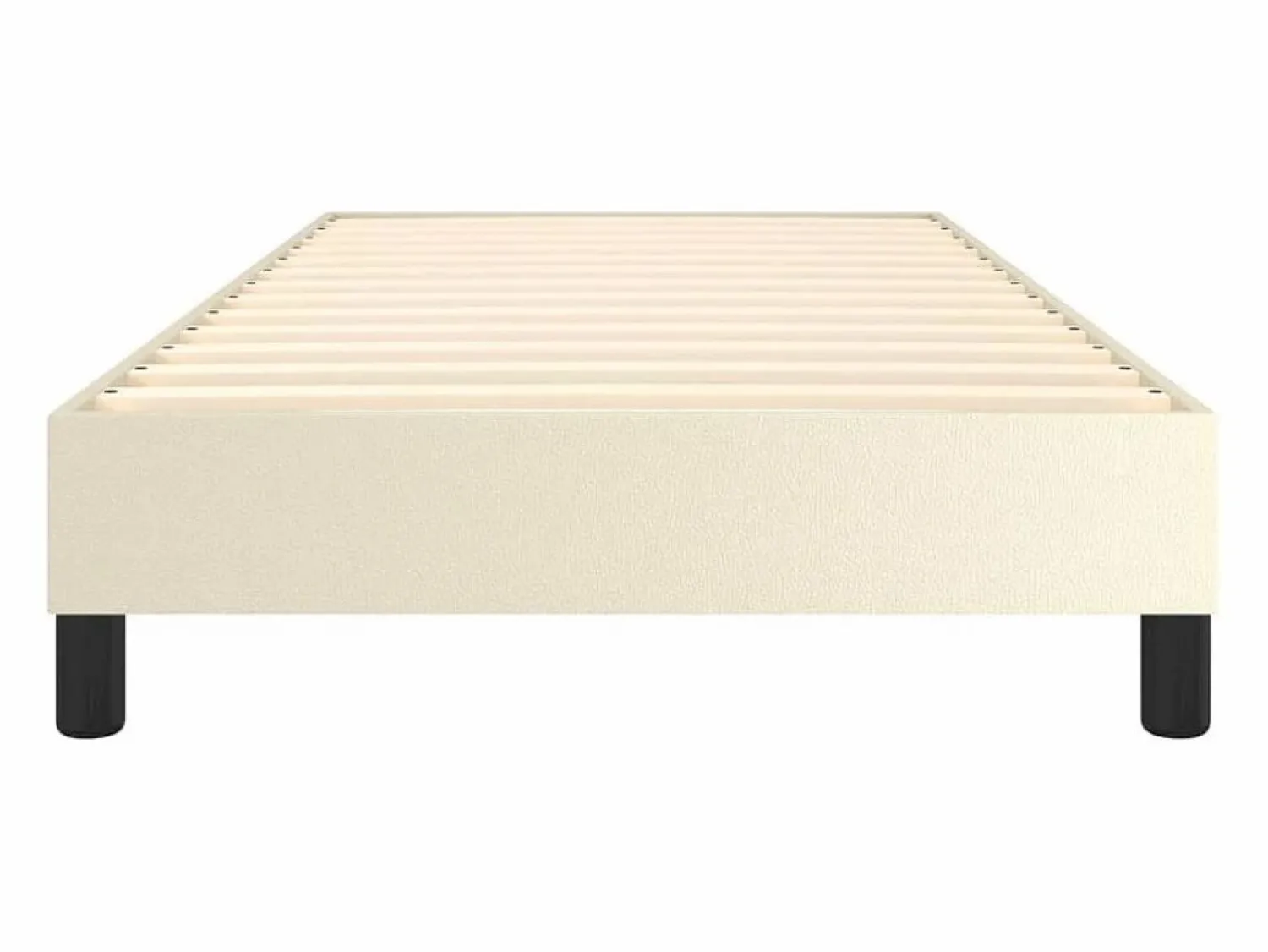 Best Estructura de cama box spring cuero sintético 90x190 cm Somier - 90X190Cm|Somier Tapizado