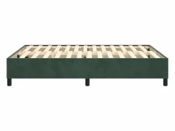 Best Clicnbuy Estructura de cama box spring terciopelo verde oscuro 140x190cm