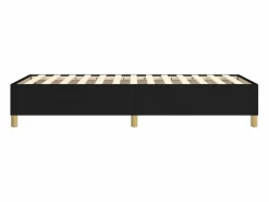 Hot Clicnbuy Estructura de cama box spring tela negro 80x200 cm