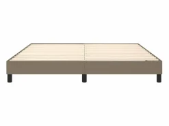 Sale Clicnbuy Estructura de cama box spring tela gris taupe 160x200 cm
