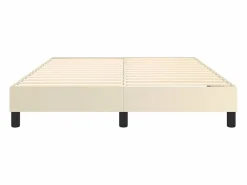 Discount Estructura de cama box spring cuero sintético 140x200 cm Somier Tapizado|Somier - 160X200Cm