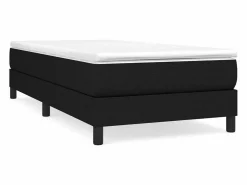 Online Clicnbuy Estructura de cama box spring tela negro 90x190 cm