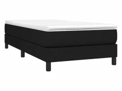 Online Clicnbuy Estructura de cama box spring tela negro 90x190 cm