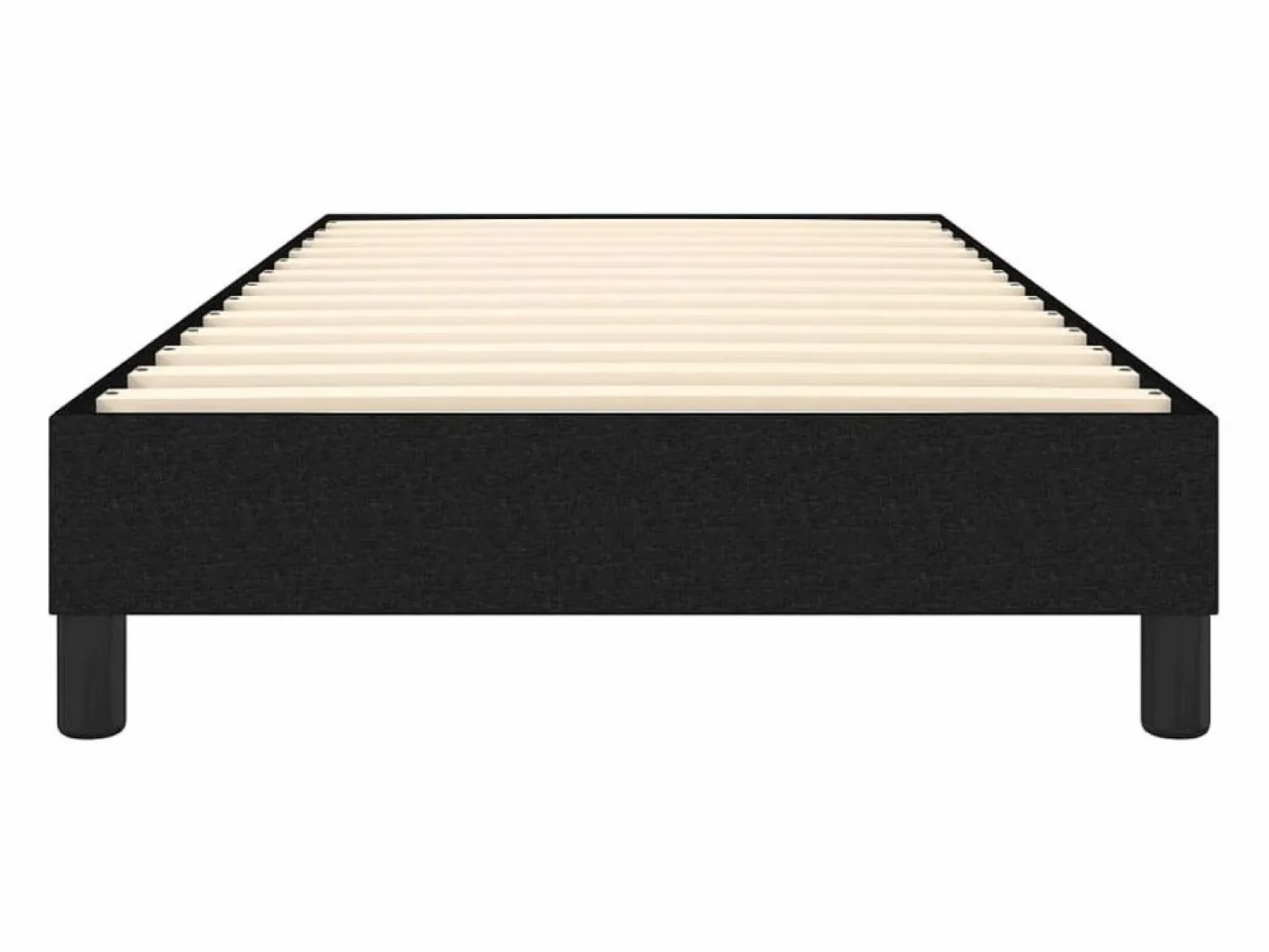 Online Clicnbuy Estructura de cama box spring tela negro 90x190 cm