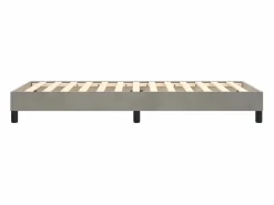 Sale Clicnbuy Estructura de cama box spring terciopelo gris claro 90x190 cm
